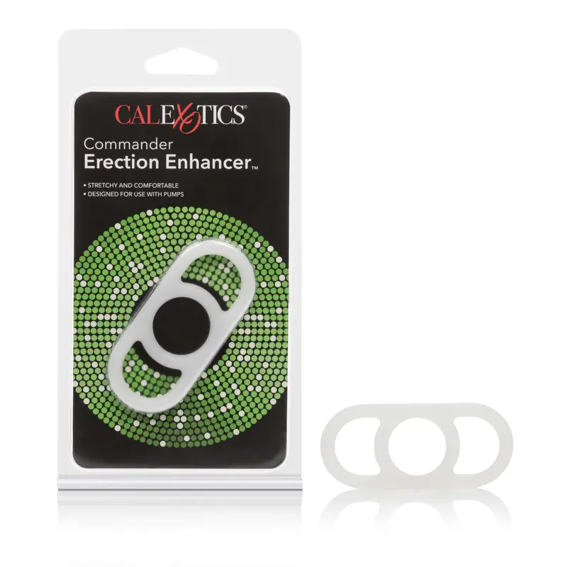 Commander Erection Enhancer Ring – White Supportive Band 1