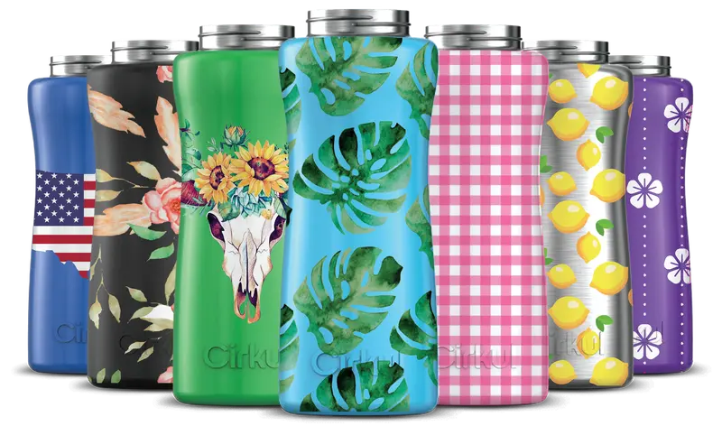 Custom Engraved 32Oz Stainless Steel Cirkul Bottle With Comfort Grip Lid 1