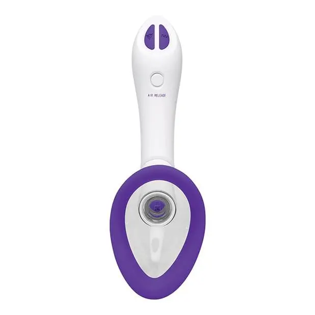 Doc Johnson Bloom Automatic Body Pump – White Hands-Free Intimate Massager 1