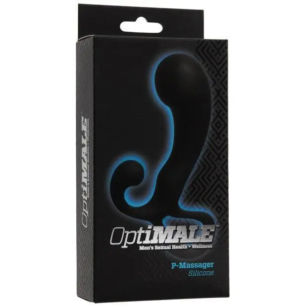Doc Johnson Optimale Prostate Massager – Ergonomic Black P-Massager 1