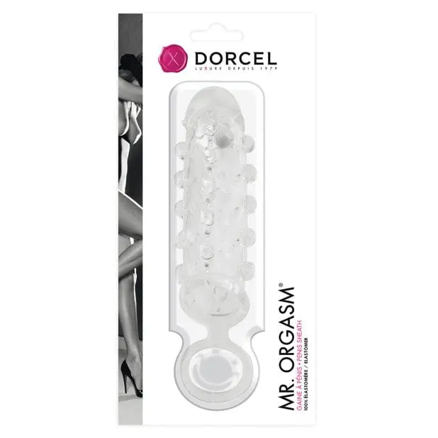 Dorcel Mr. Orgasm Clear Cock Sleeve – Flexible Penis Sheath For Enhanced Sensation And Size Extension 1