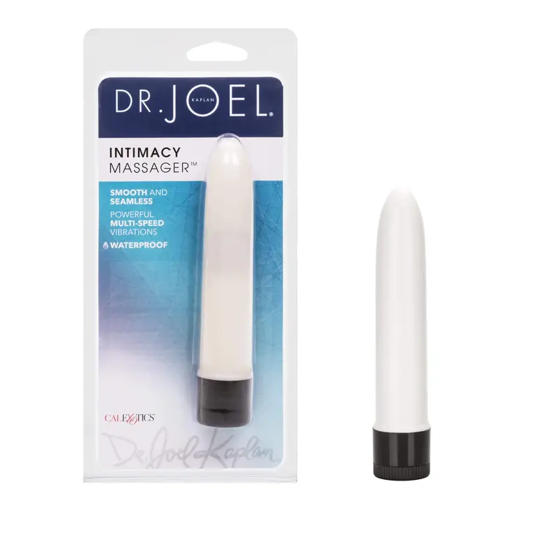 Dr. Joel Kaplan Intimacy Vibrating Massager – 4.5-Inch Full-Body Stimulator (White) 1