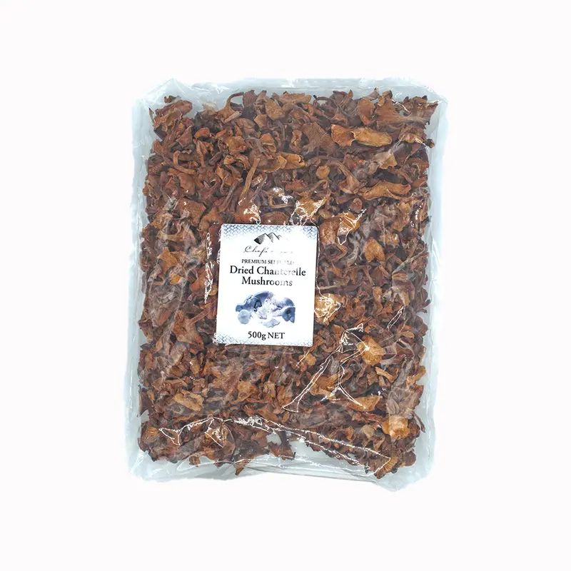 Dried Wild Chanterelle Mushrooms – 500G Gourmet Foraged Fungi 1