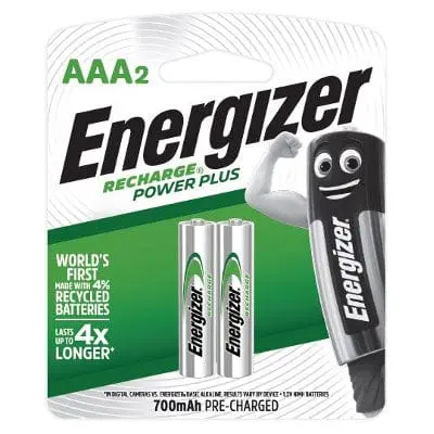 Energizer Recharge Power Plus Aaa Batteries – 700 Mah High-Capacity Nimh Pack (Nh12U) 1