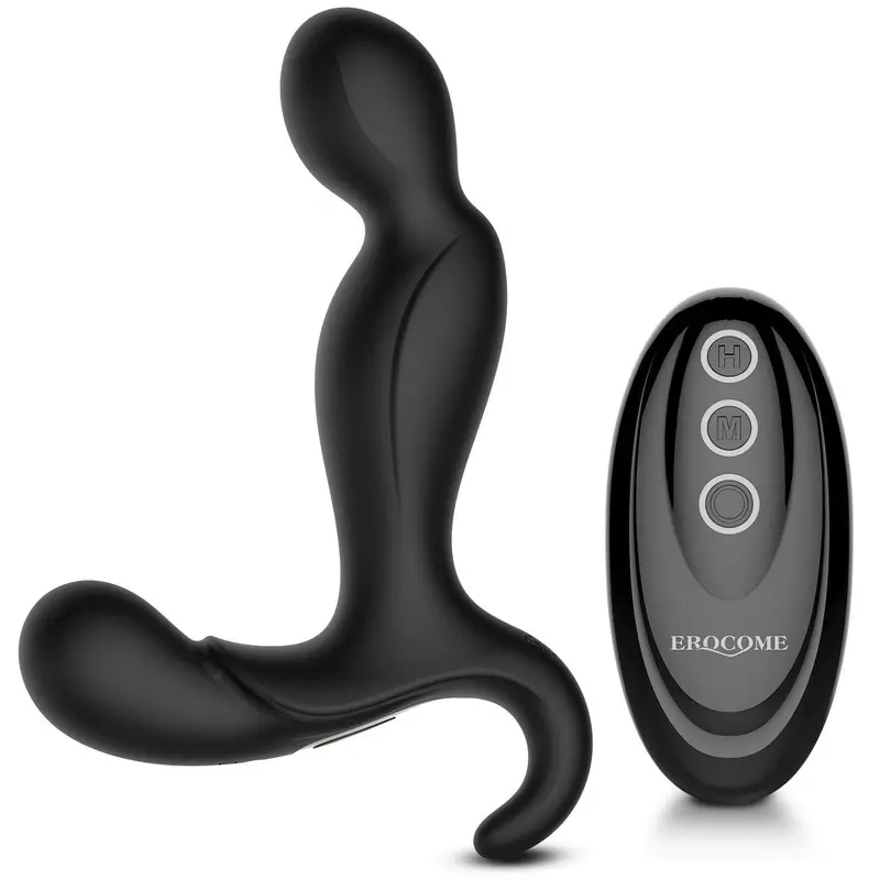 Erocome Orion Remote-Control Prostate Massager – Precision Thrusting & Vibration (Black) 1