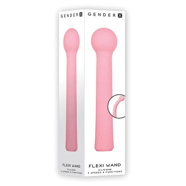 Evolved Gender X Flexi Wand – Bendable Pink Vibrating Massager 1