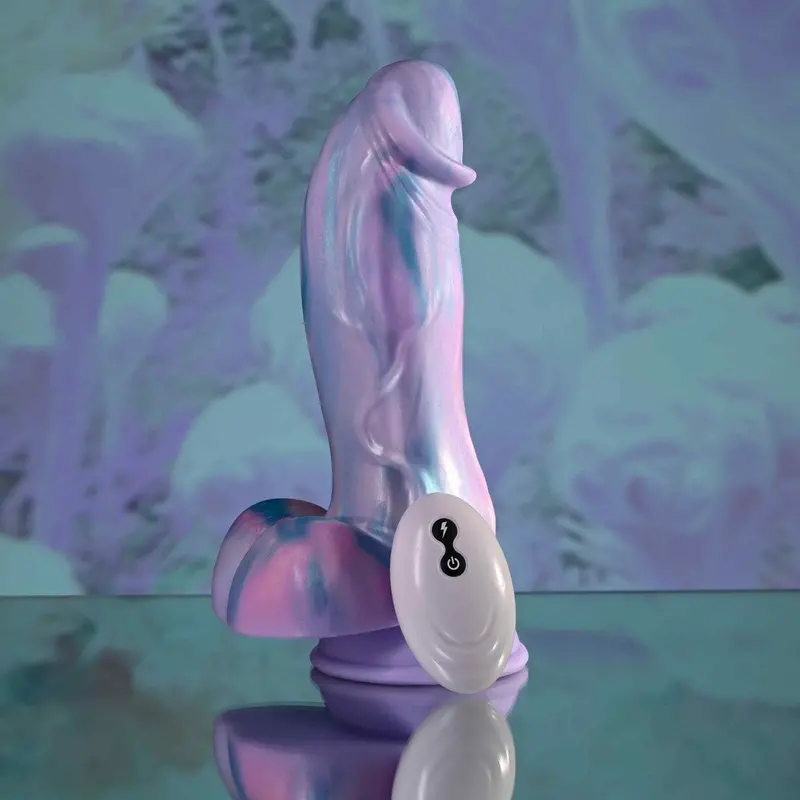Evolved Mythical Remote-Controlled Dildo – Purple Realistic Shape & Rhythm 1