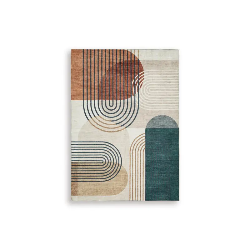 Farrendale Washable Area Rug – Medium Size, Low-Maintenance Indoor Floor Covering By Signature Design By Ashley 1