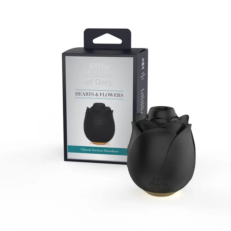 Fifty Shades Of Grey Black Rose — Clitoral Air Pulse Stimulator (Black) 1