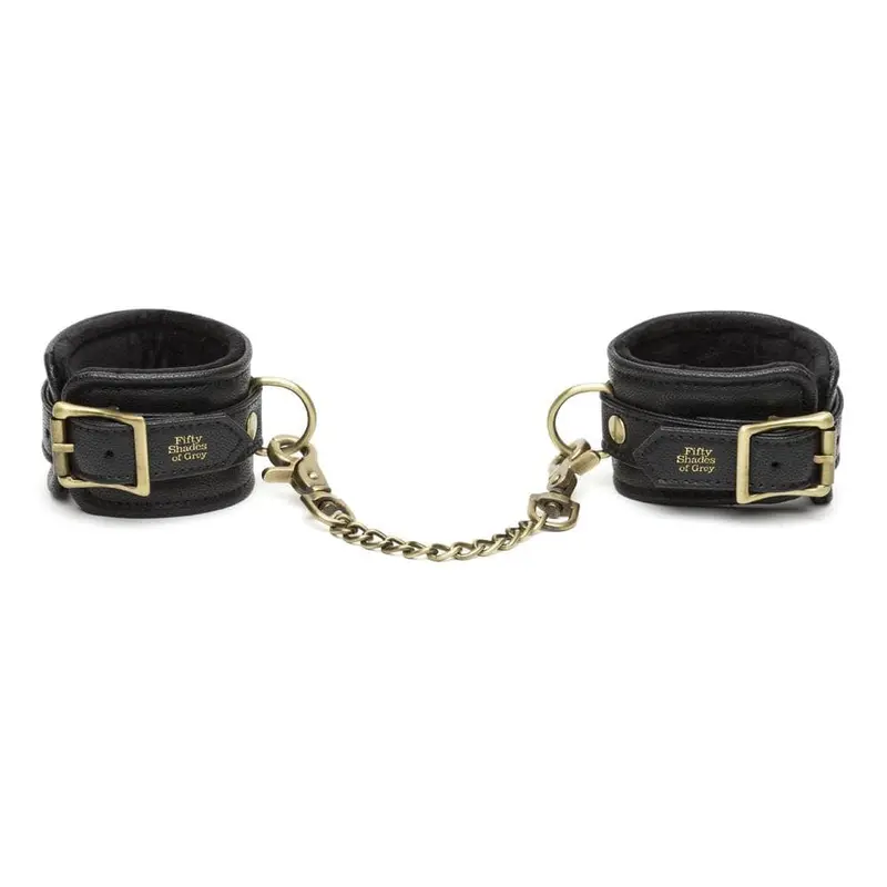 Fifty Shades Of Grey - Bound To You Wrist Cuffs (Black) 1
