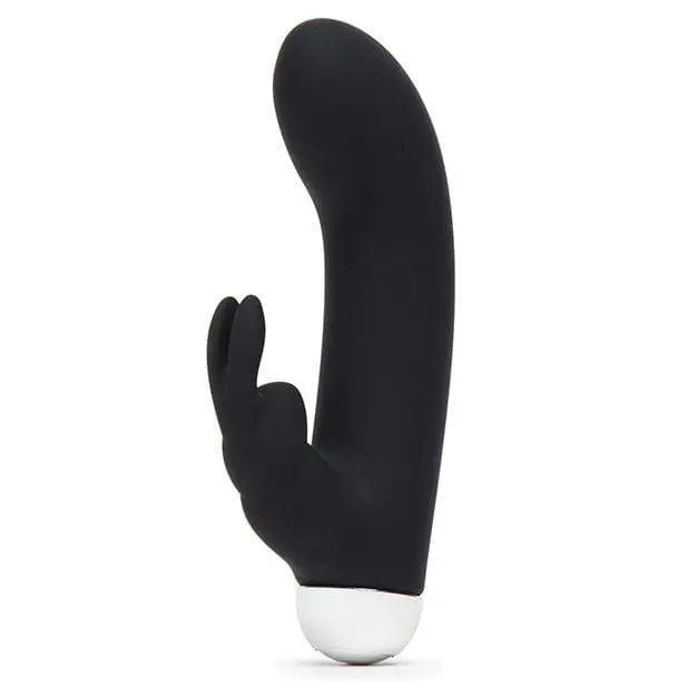 Fifty Shades Of Grey Greedy Girl – Compact Black Rechargeable Mini Rabbit Vibrator 1