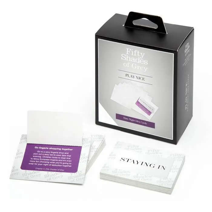 Fifty Shades Of Grey Play Nice Date Night Experience Card Deck 1