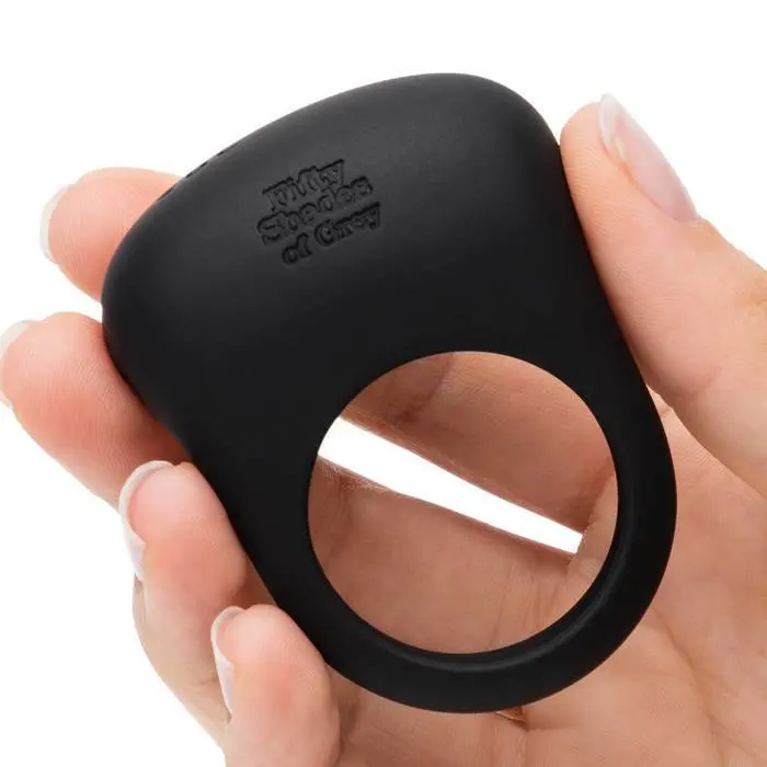 Fifty Shades Of Grey Sensation – Rechargeable Couples’ Love Ring (Black) 1