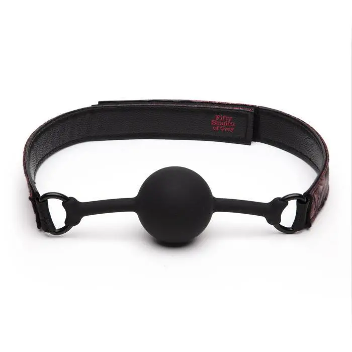 Fifty Shades Of Grey Sweet Anticipation – Soft Silicone Ball Gag (Red) 1