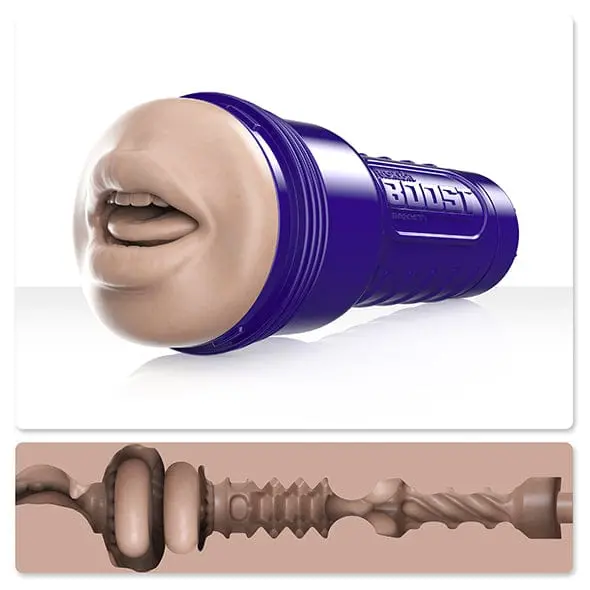 Fleshlight - Boost Blow Mouth Masturbator (Beige) 1