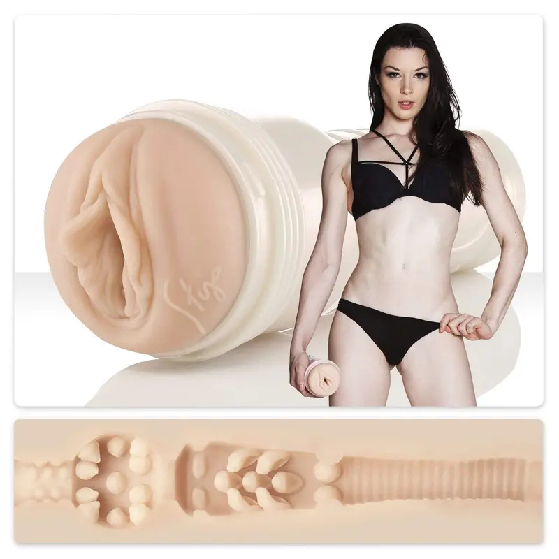 Fleshlight Girls Stoya Lotus Ultra-Realistic Male Masturbator – Destroya Texture 1