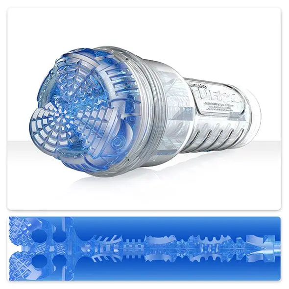 Fleshlight Turbo Core Masturbator – High-Intensity Textured Sleeve, Blue 1