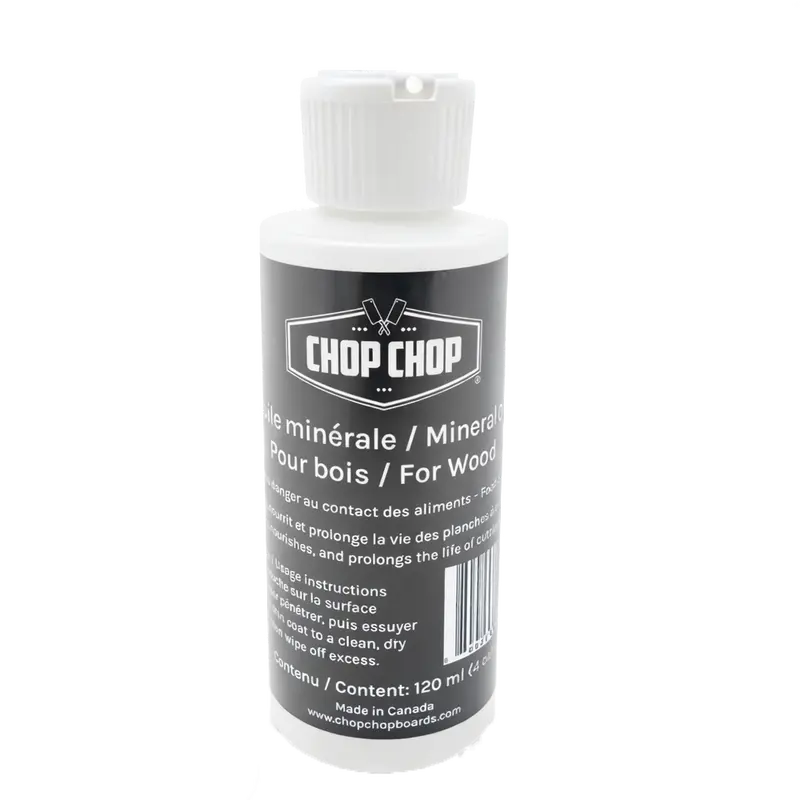 Food-Grade Mineral Oil For Wood Cutting Boards | Chop Chop Boards 1