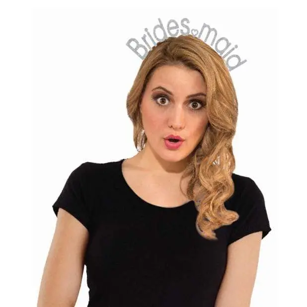 Forum Novelties Silver Bridesmaid Headband – Party Accessory 1