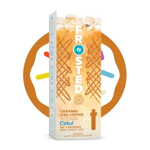 Frosted Caramel Swirl Iced Coffee 1
