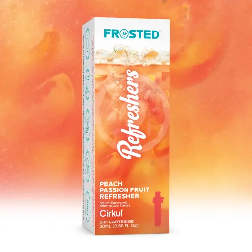 Frosted Peach Passion Fruit Refresher – Flavor Variant Selection 1