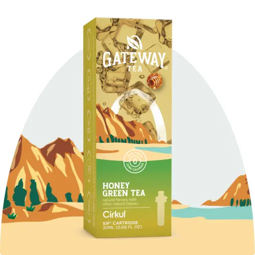Gateway Honey Green Tea Flavor Cartridge For Cirkul Sip System 1