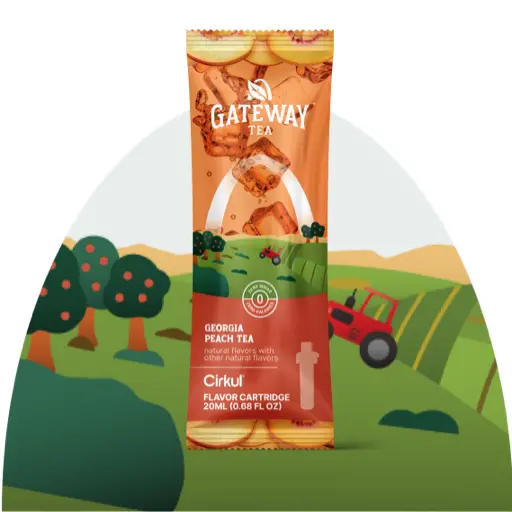 Gateway Tea Peach Infused Tea Cartridge 1