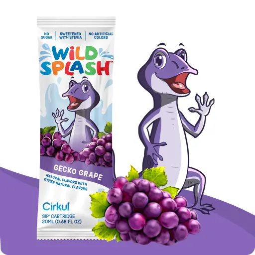 Gecko Grape Disposable Vape Cartridge – Wild Splash Collection 1
