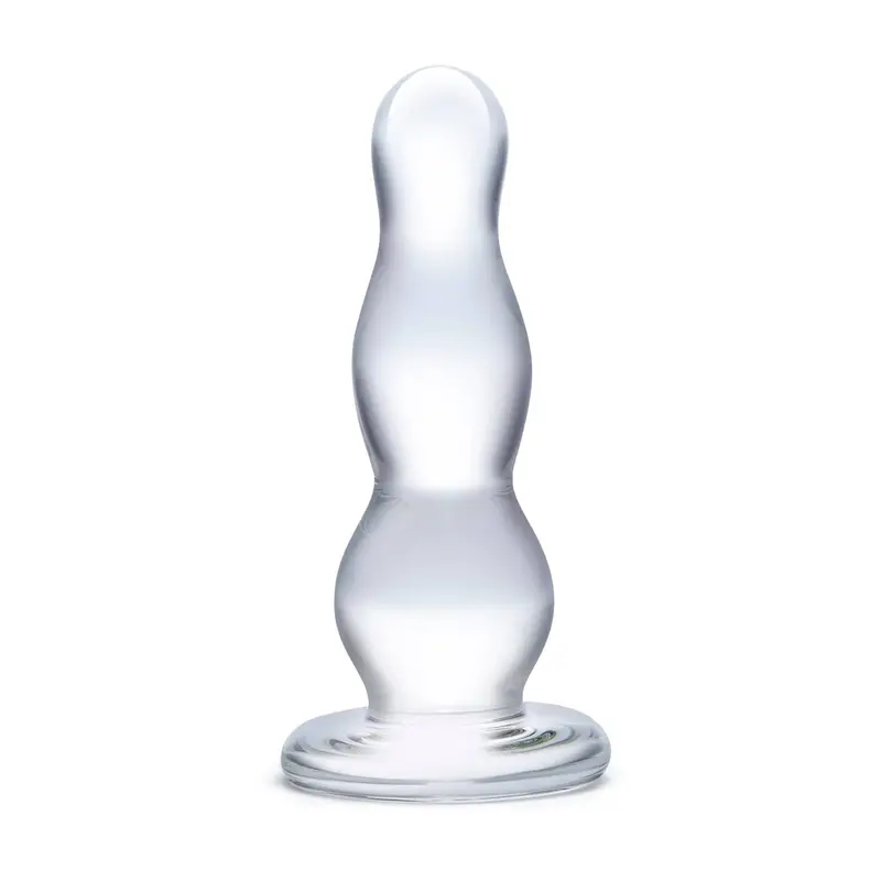 Glas Classic Glass Butt Plug – 4 Inch Transparent 1