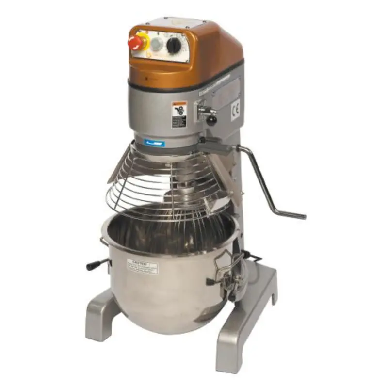 Gold-Finished Planetary Stand Mixer – 25 L Stainless Steel Bowl, Sp25 Model 1