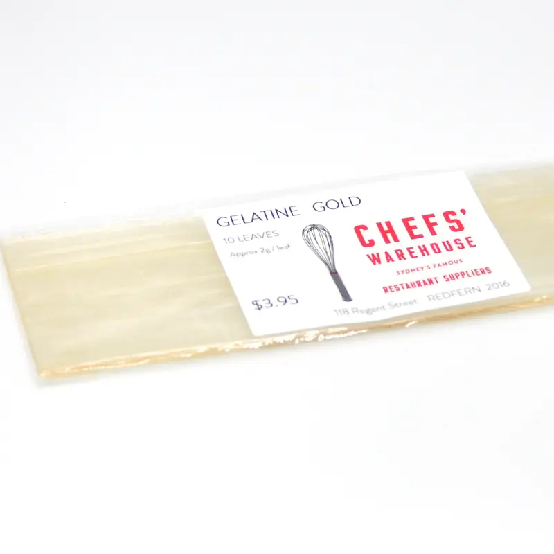 Gold Strength Gelatin Sheets – Pack Of 10 (25G Per Sheet) 1