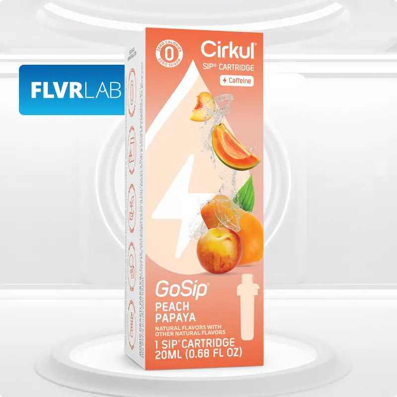 Gosip Peach Papaya Flavor Cartridge – Tropical Refreshment 1
