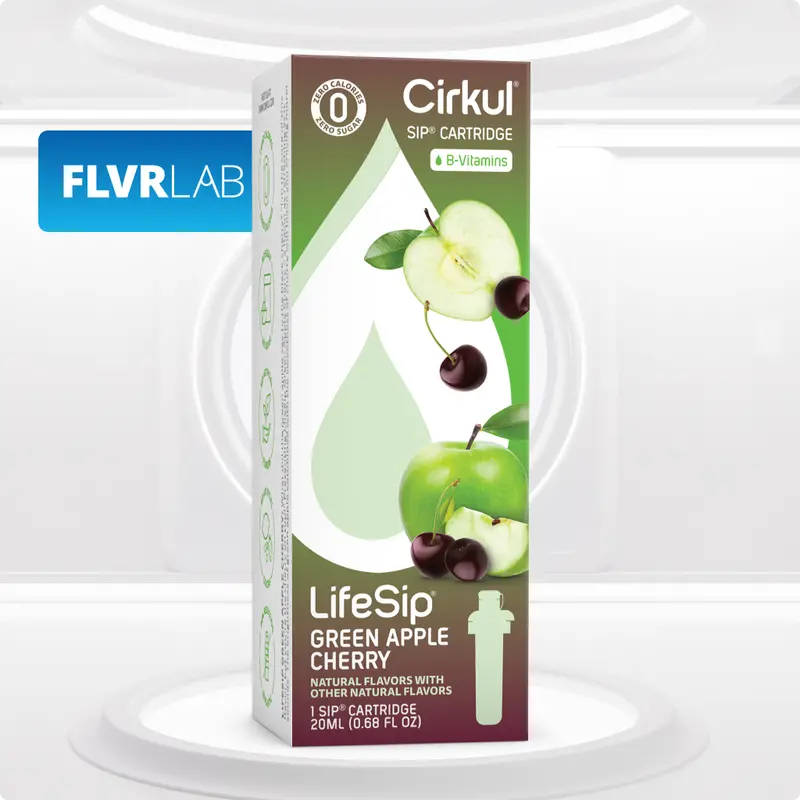 Green Apple Cherry Lifesip Flavor Cartridge 1