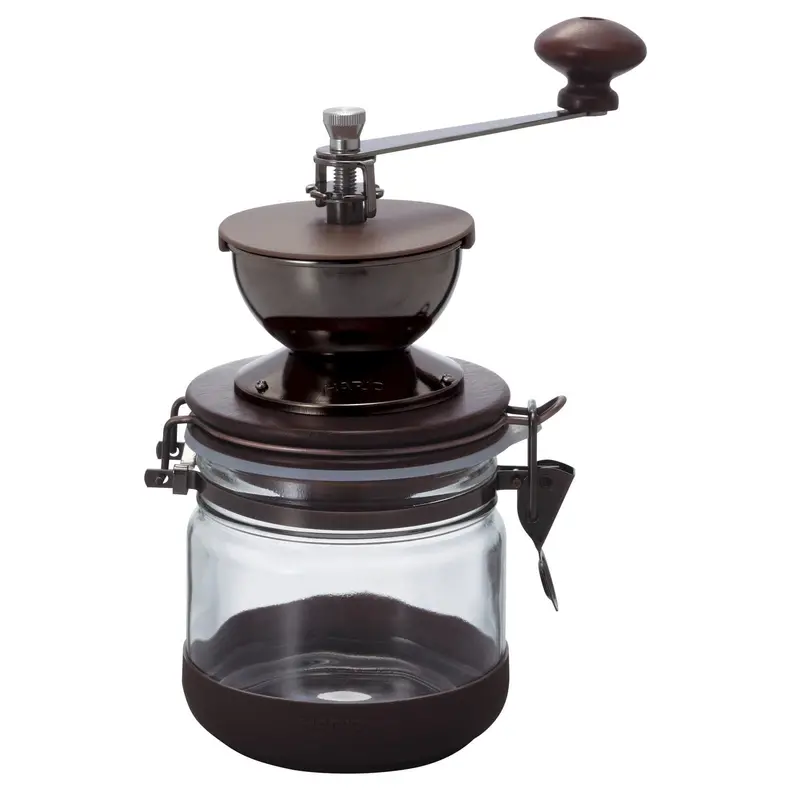 Hario Ceramic Coffee Grinder & Storage Canister – Manual Mill With Integrated Bean Bin (Cmhn-4) 1