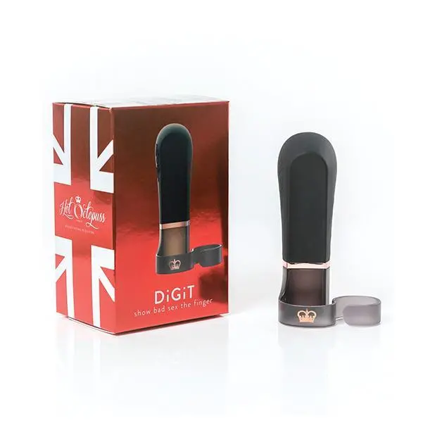 Hot Octopuss Digit Finger Vibe – Compact Black Vibrator 1