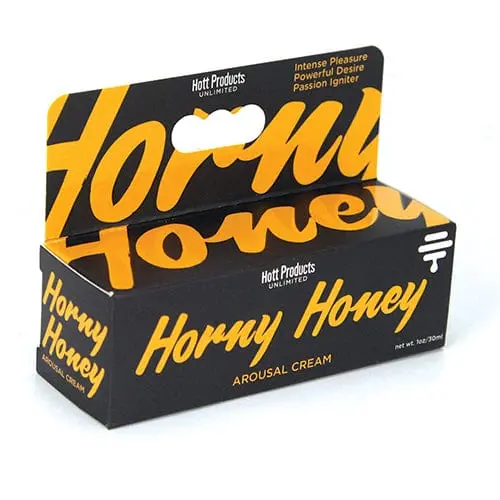 Hott Horny Honey Arousal Cream – Natural-Stimulating Formula, 1 Oz 1