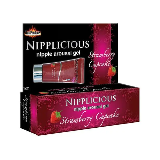 Hott Nipplicious Strawberry Cupcake Nipple Gel – Tingly Arousal Enhancer, 1 Oz 1