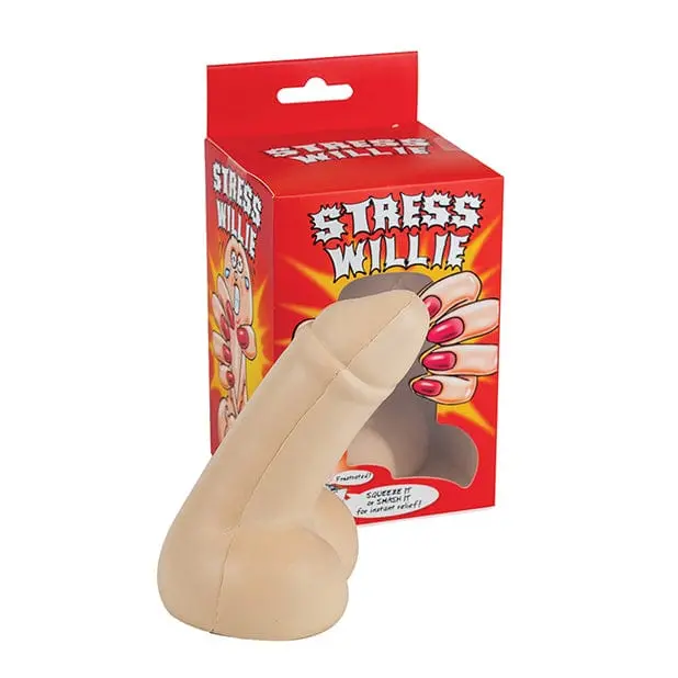 Hott Products Willie Squishy Stress Relief Toy – Soft Squeeze Fun Gift (Beige) 1
