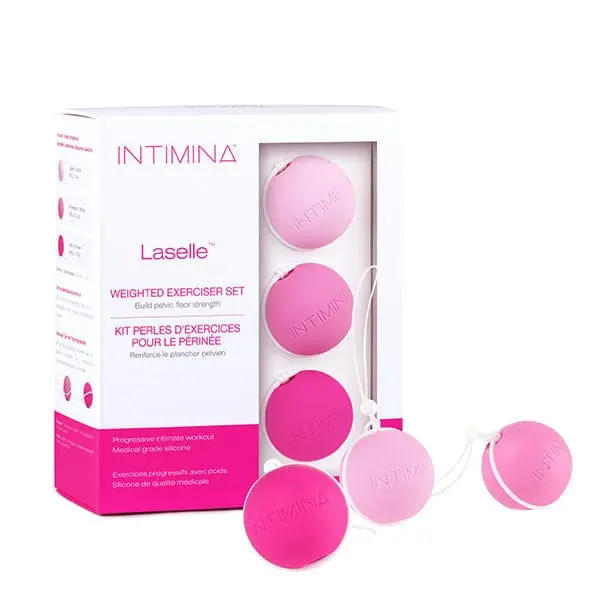 Intimina Laselle Weighted Kegel Exerciser Set For Pelvic Floor Strength 4