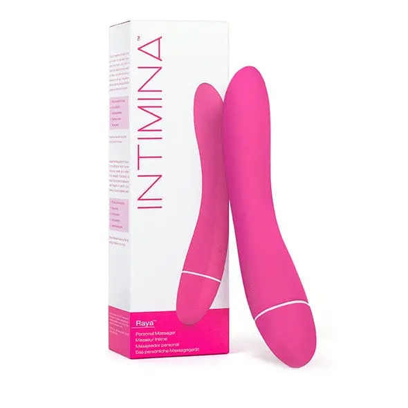 Intimina Raya G-Spot Vibrator – Ergonomic Personal Massager In Rose Pink 1