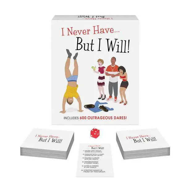 Kheper Games I Never Have But I Will Truth & Dares Card Game – White Edition 1
