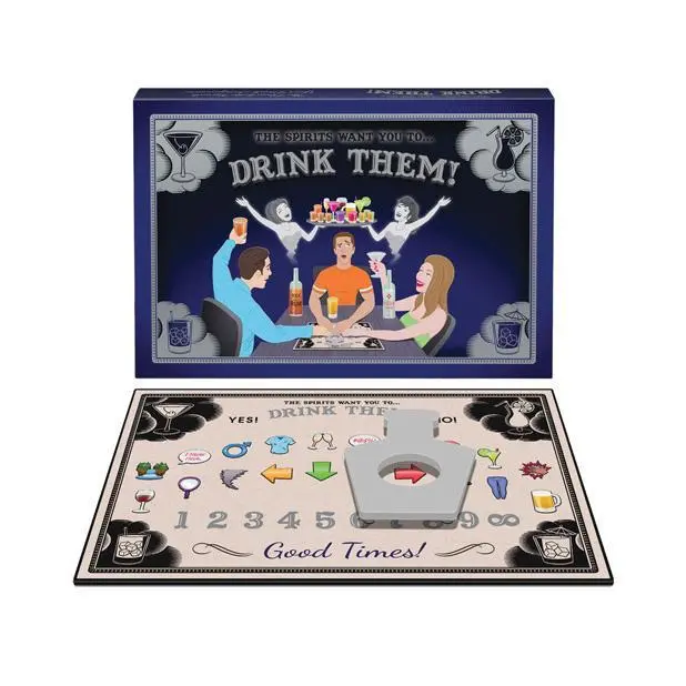 Kheper Games The Spirits Want You To Drink Them Party Board Game – Black Version 1