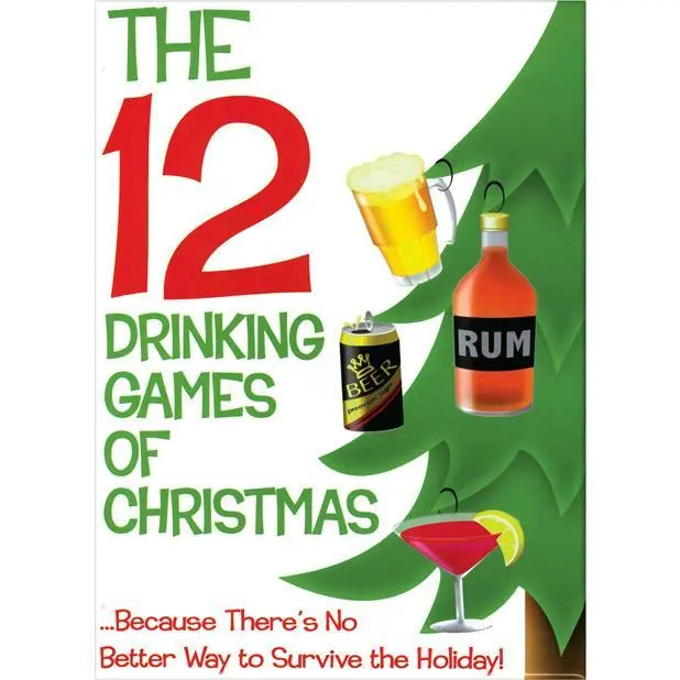 Kheper Games Twelve Drinking Games Of Christmas Holiday Party Set – White Packaging 1