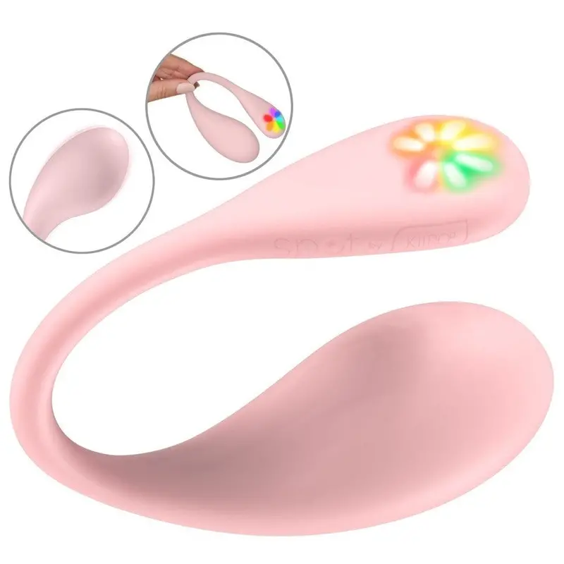 Kiiroo Spot Kiss Me Remote-Controlled Wearable Egg Vibrator – Pink 1