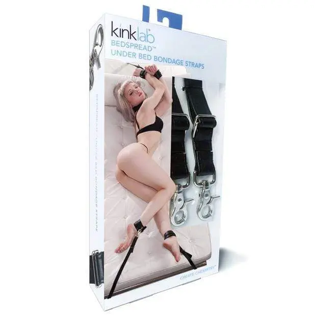 Kinklab Under-Bed Restraint System With Black Bedspread Cover 1