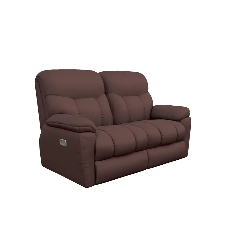 La-Z-Boy Morrison Power Reclining Loveseat – Burgundy, With Headrest 1
