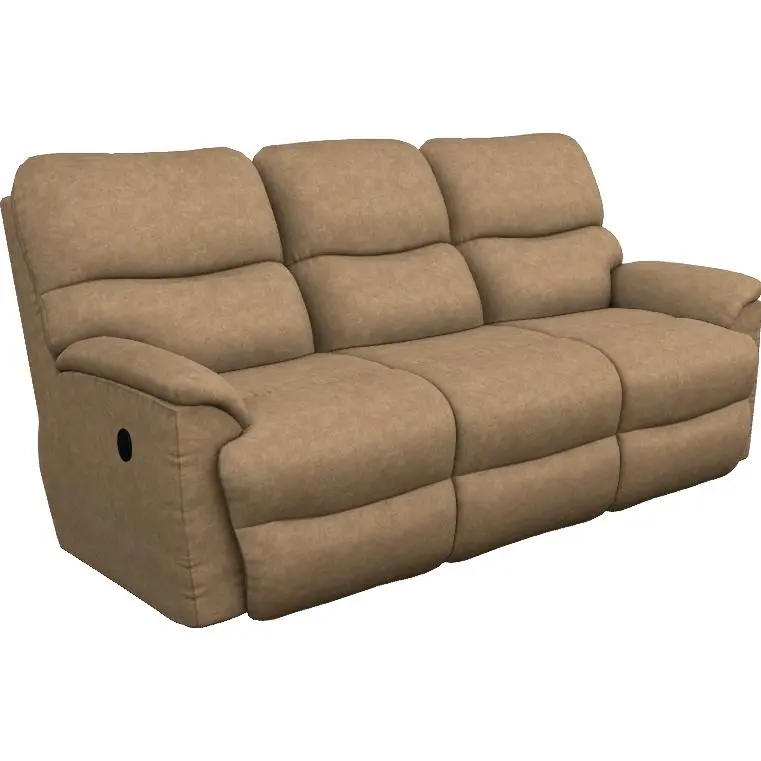 La-Z-Boy Trouper Reclining Sofa – Camel Fabric 1