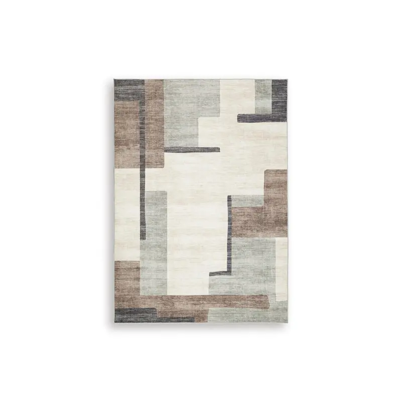 Larkport Washable Area Rug – Medium Size, Stain-Resistant Indoor Floor Mat By Signature Design By Ashley 1