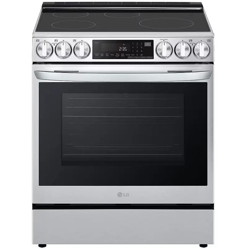 Lg 30-Inch Probake Convection Induction Slide-In Range Lsil6336F 1