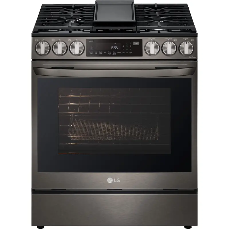 Lg Lsgl6335D 30-Inch Slide-In Gas Range With Air Fry Function 1